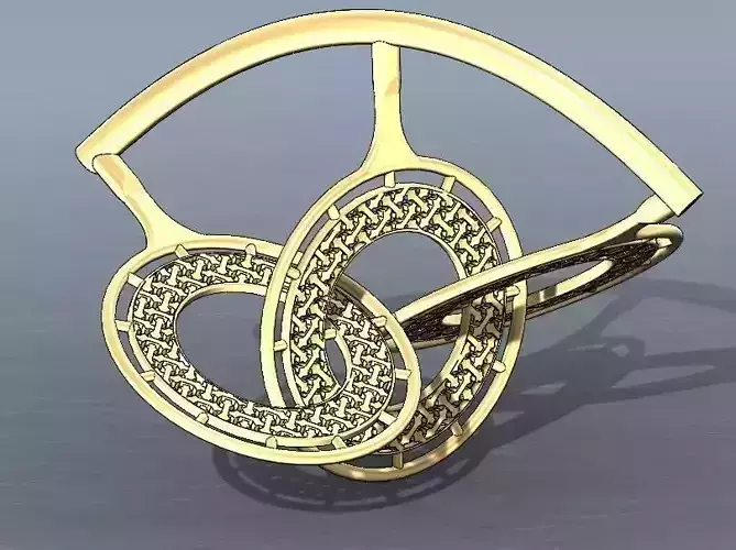 Interlocking pendants  3D print model Interlocking pendants  3D print model