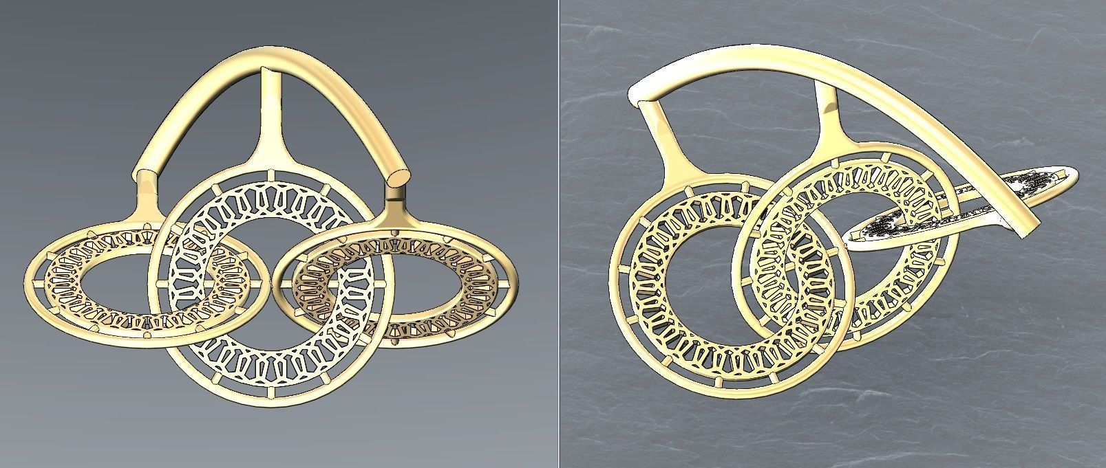 Interlocking pendants  3D print model_15