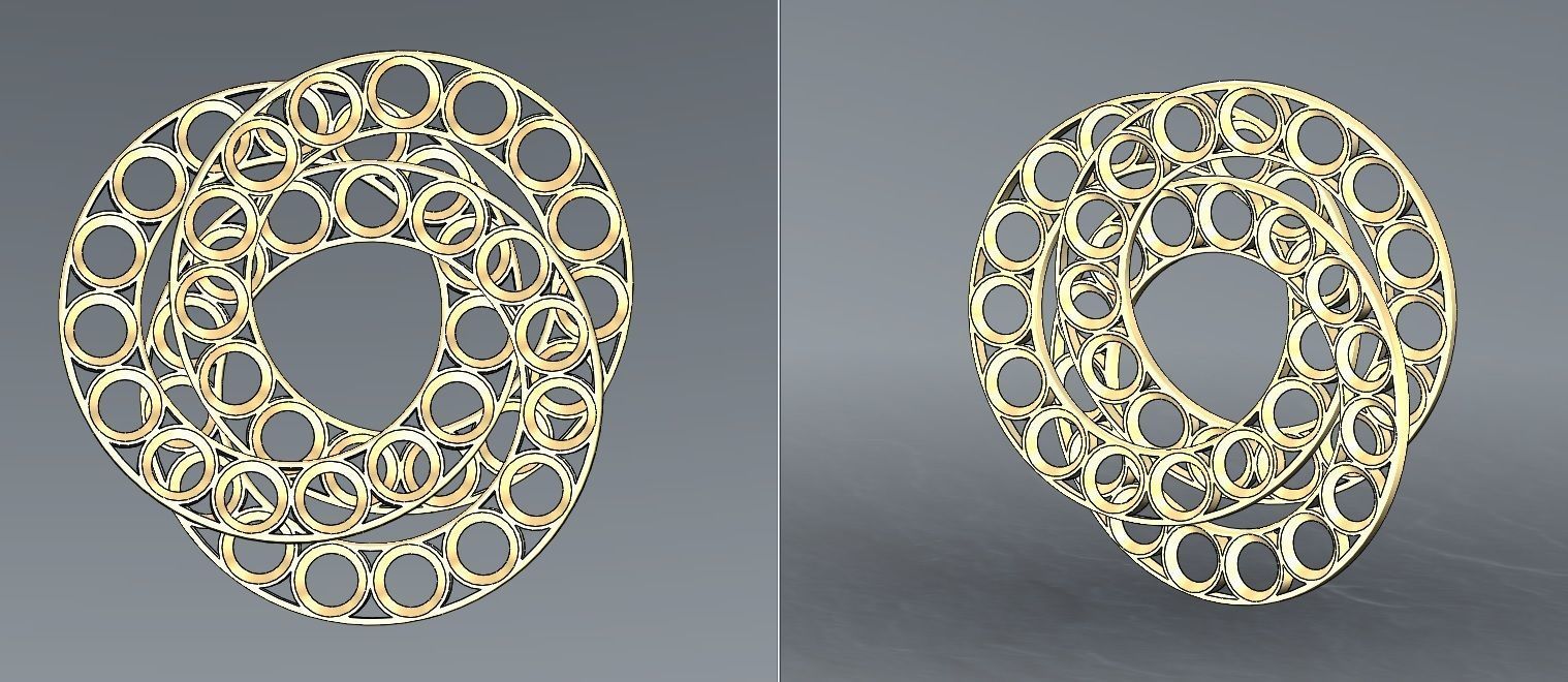 Interlocking pendants  3D print model_11