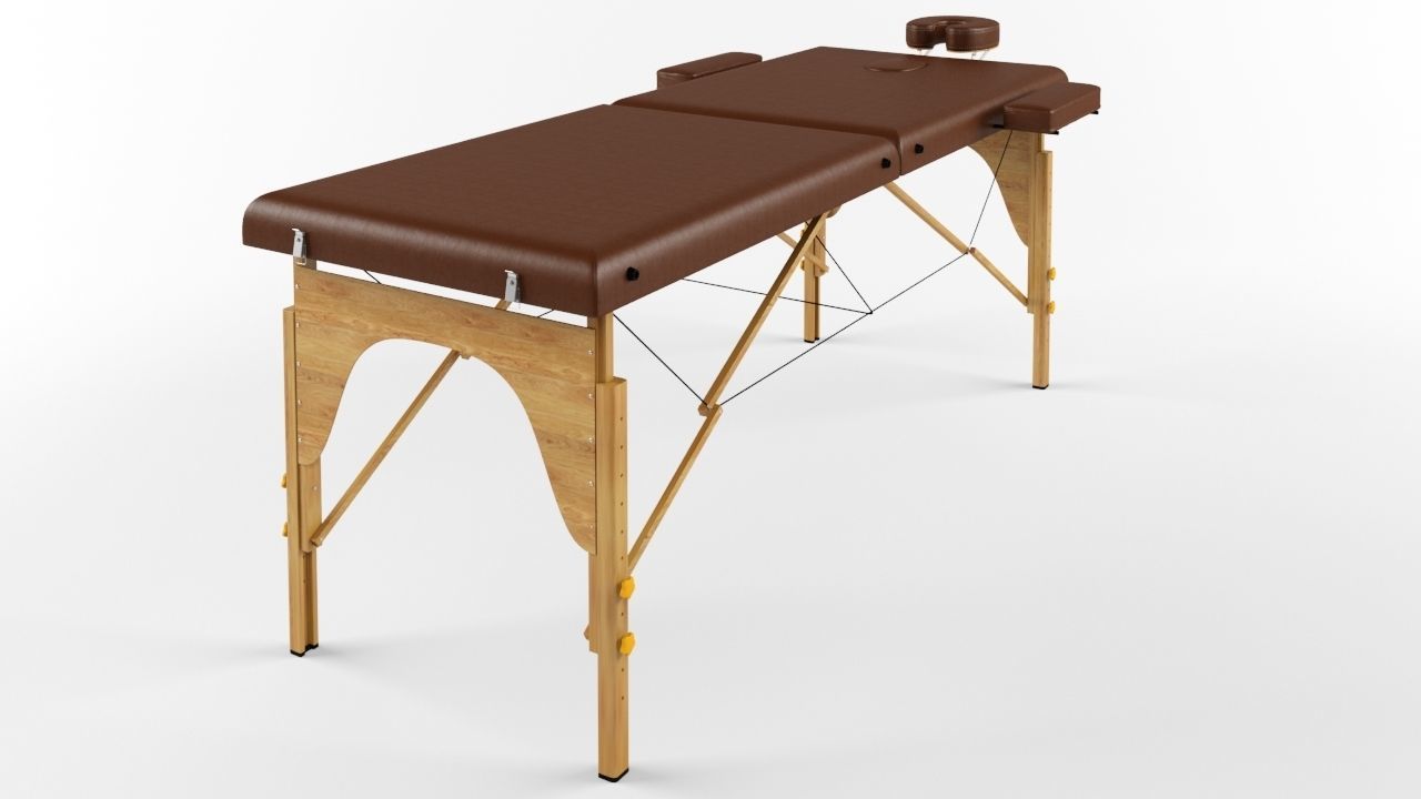 Massage Table 3D model_3