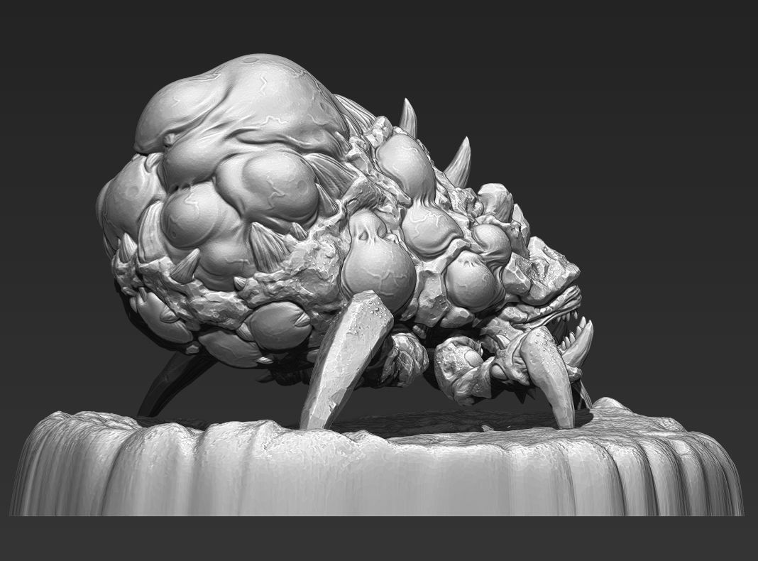 Baneling from Starcraft 3D print model_4