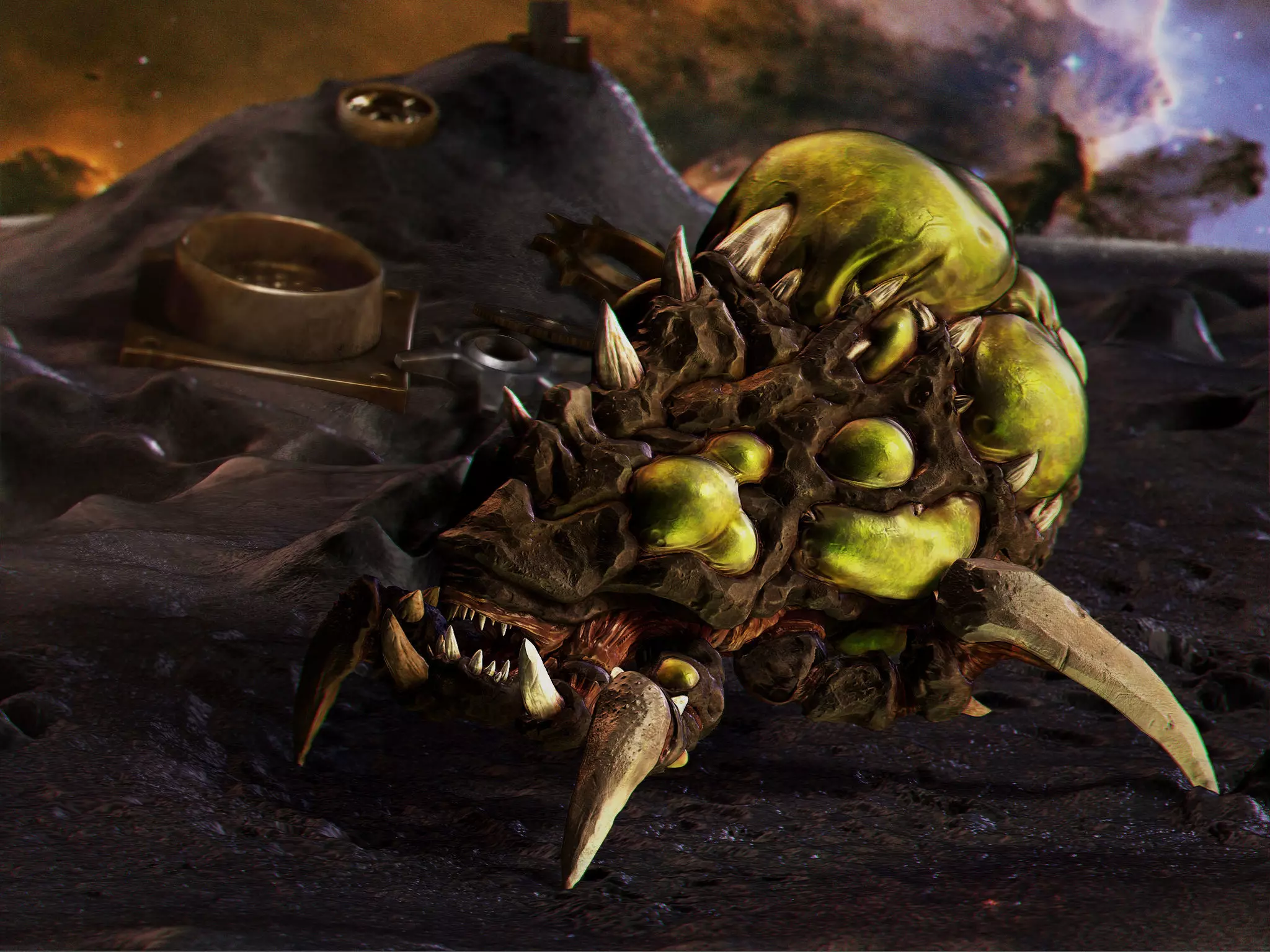 Baneling from Starcraft 3D print model_0