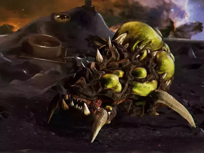 Baneling from Starcraft 3D print model