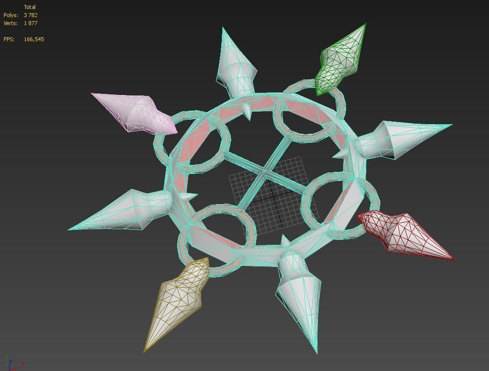 Kingdom Hearts Organization XII Number VIII Lea Axel 3D print model_7