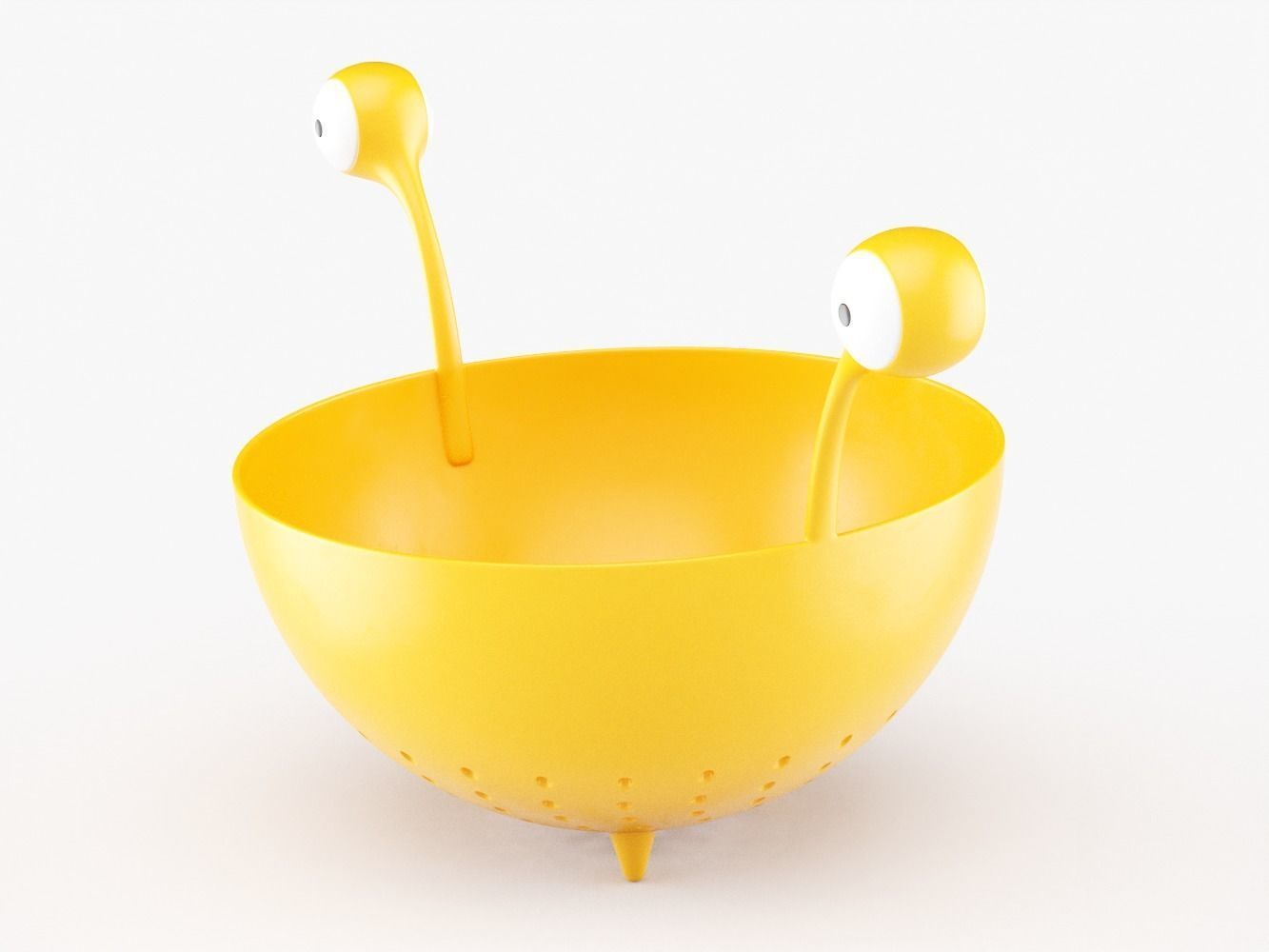 Spaghetti Monster Strainer with Noodles and Meatballs 3D model_13