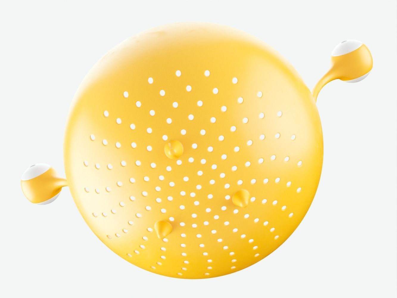 Spaghetti Monster Strainer with Noodles and Meatballs 3D model_15