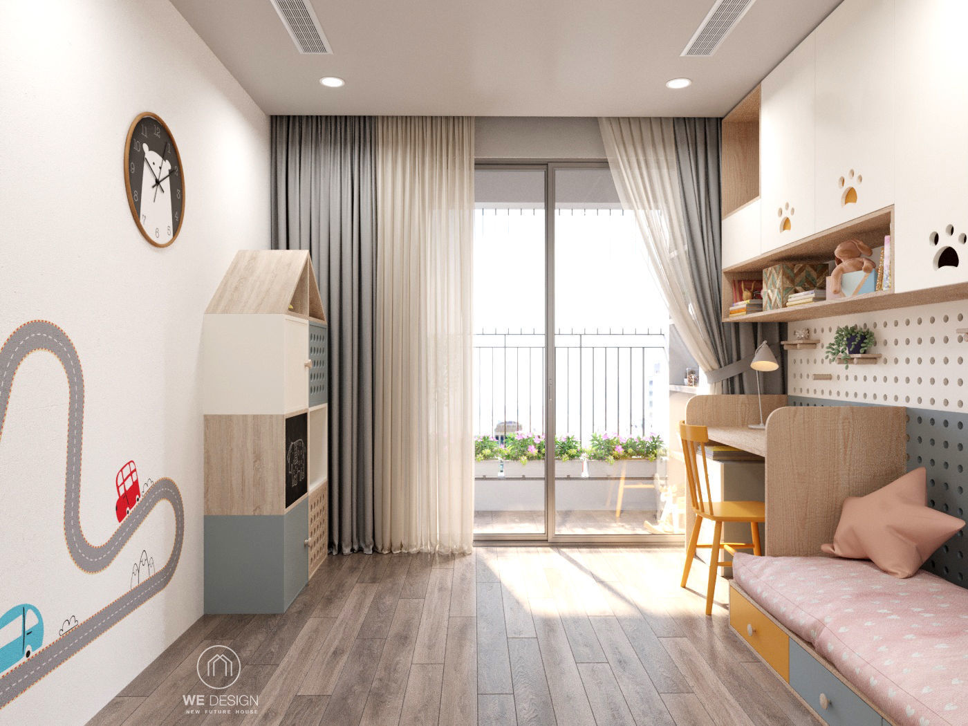 Kids room 3D model_7