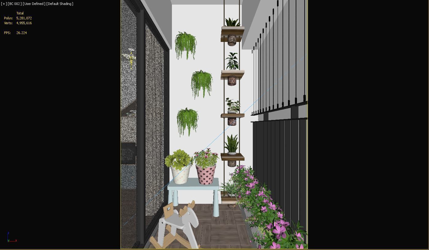 Kids room 3D model_4