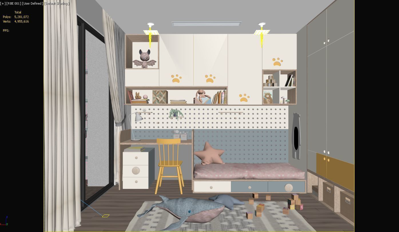 Kids room 3D model_13