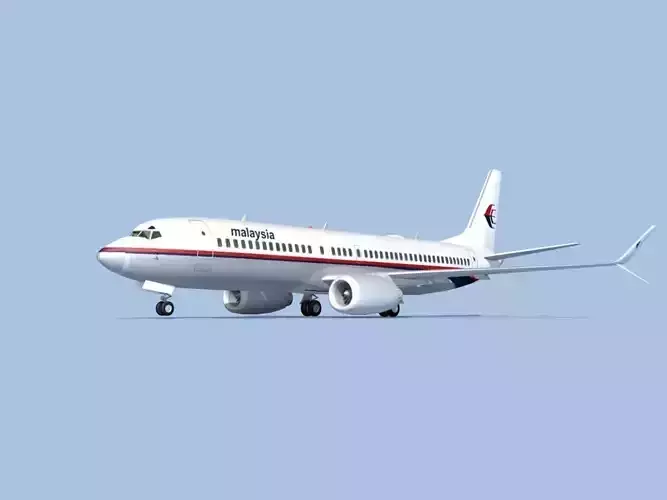 Boeing 737-800 Max Malaysia 3D model