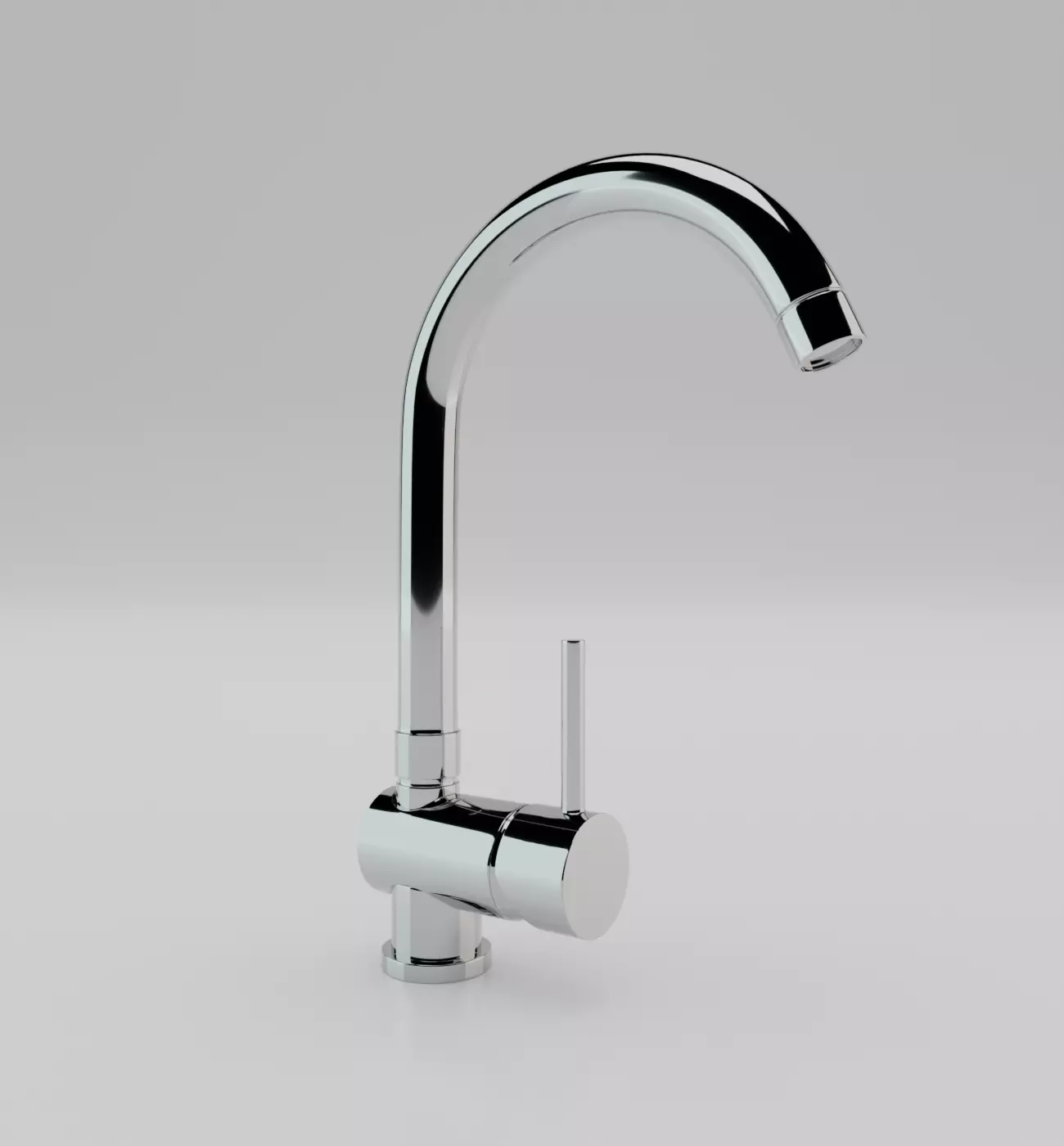 Kitchen tap 3D model_0
