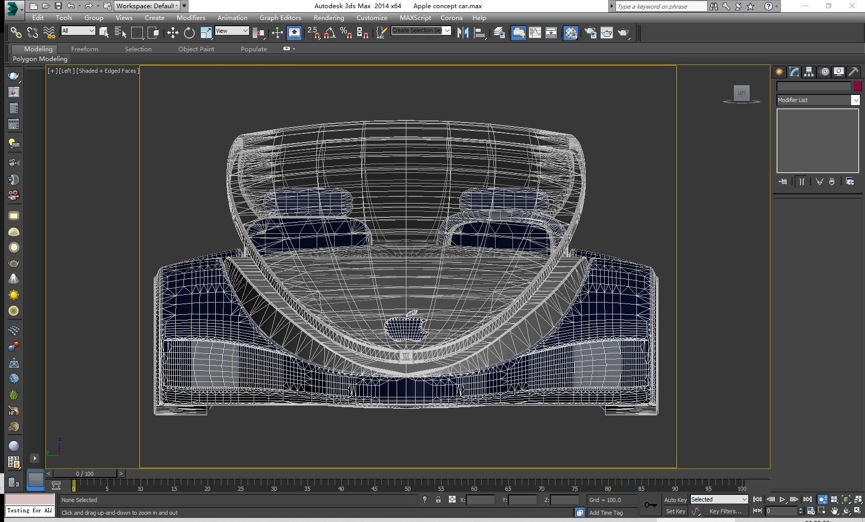 Apple concept car 3D model_10