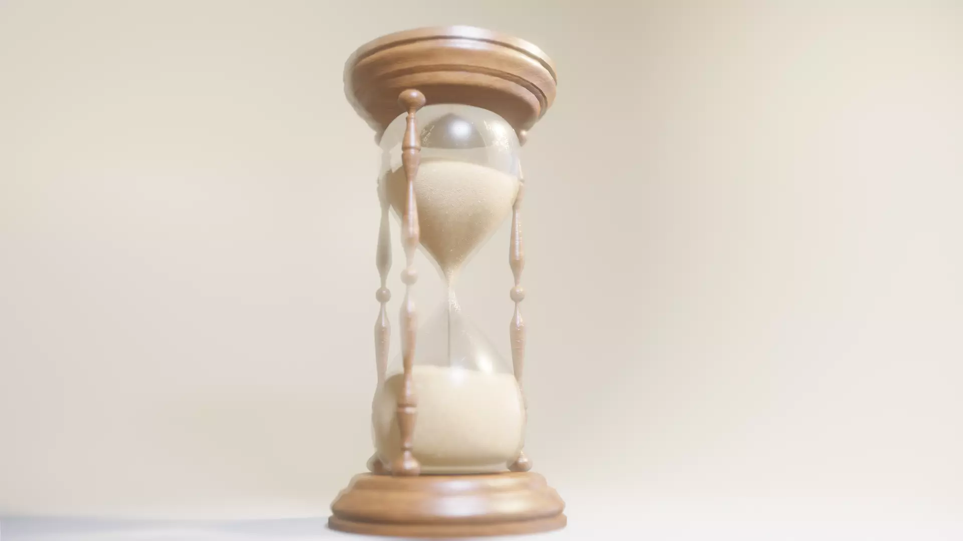 Hourglass with sand in it 3D model_0