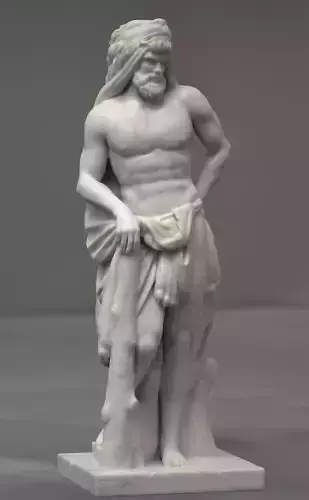 Hercules Greek Statue 3D print model