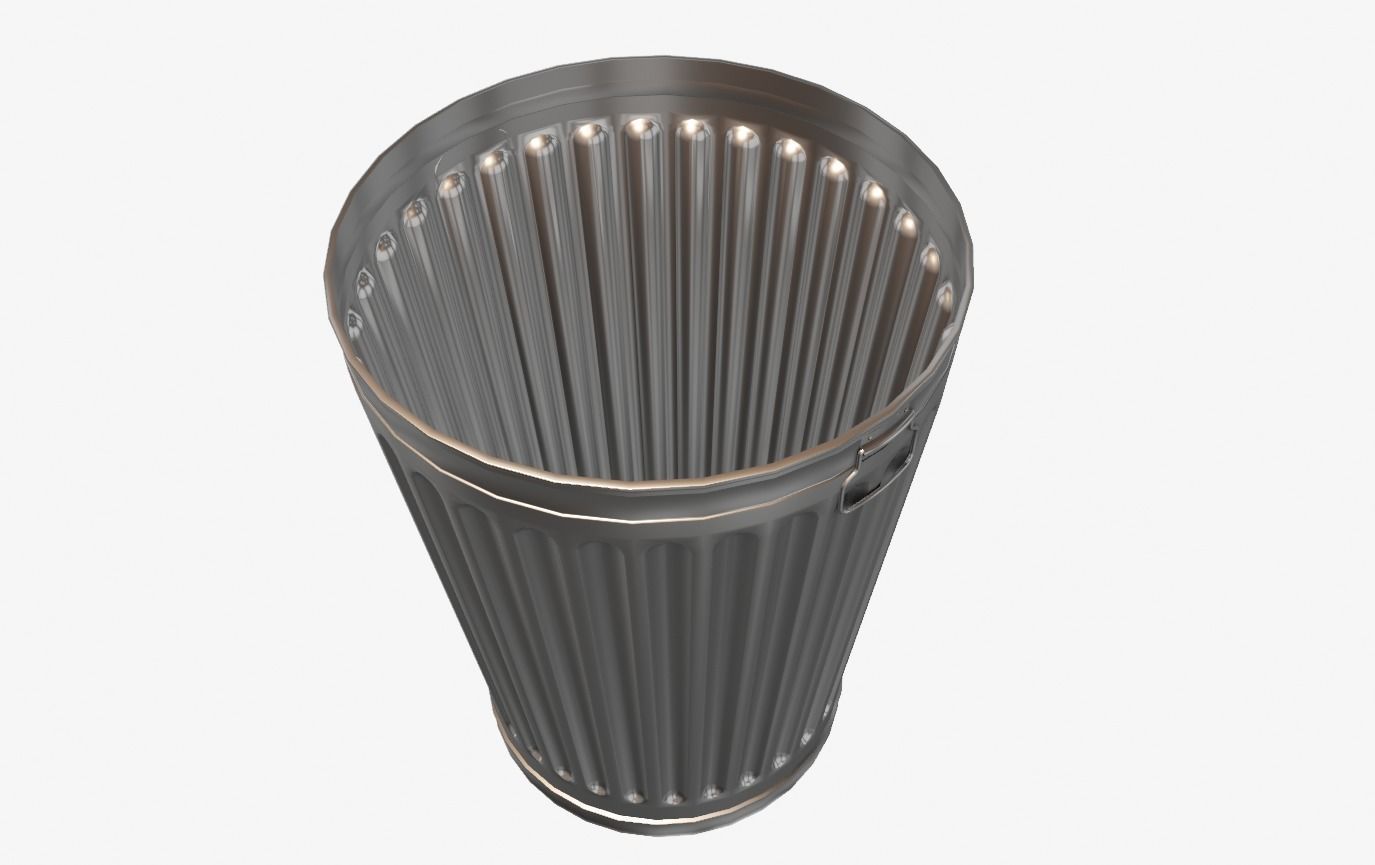 trash or garbage can 3D model_5