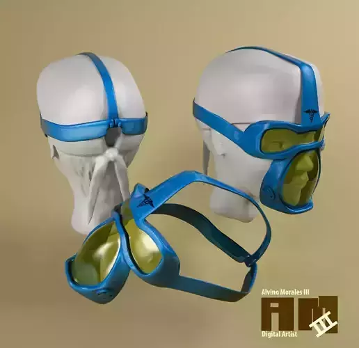 Surgical Mask 3D model