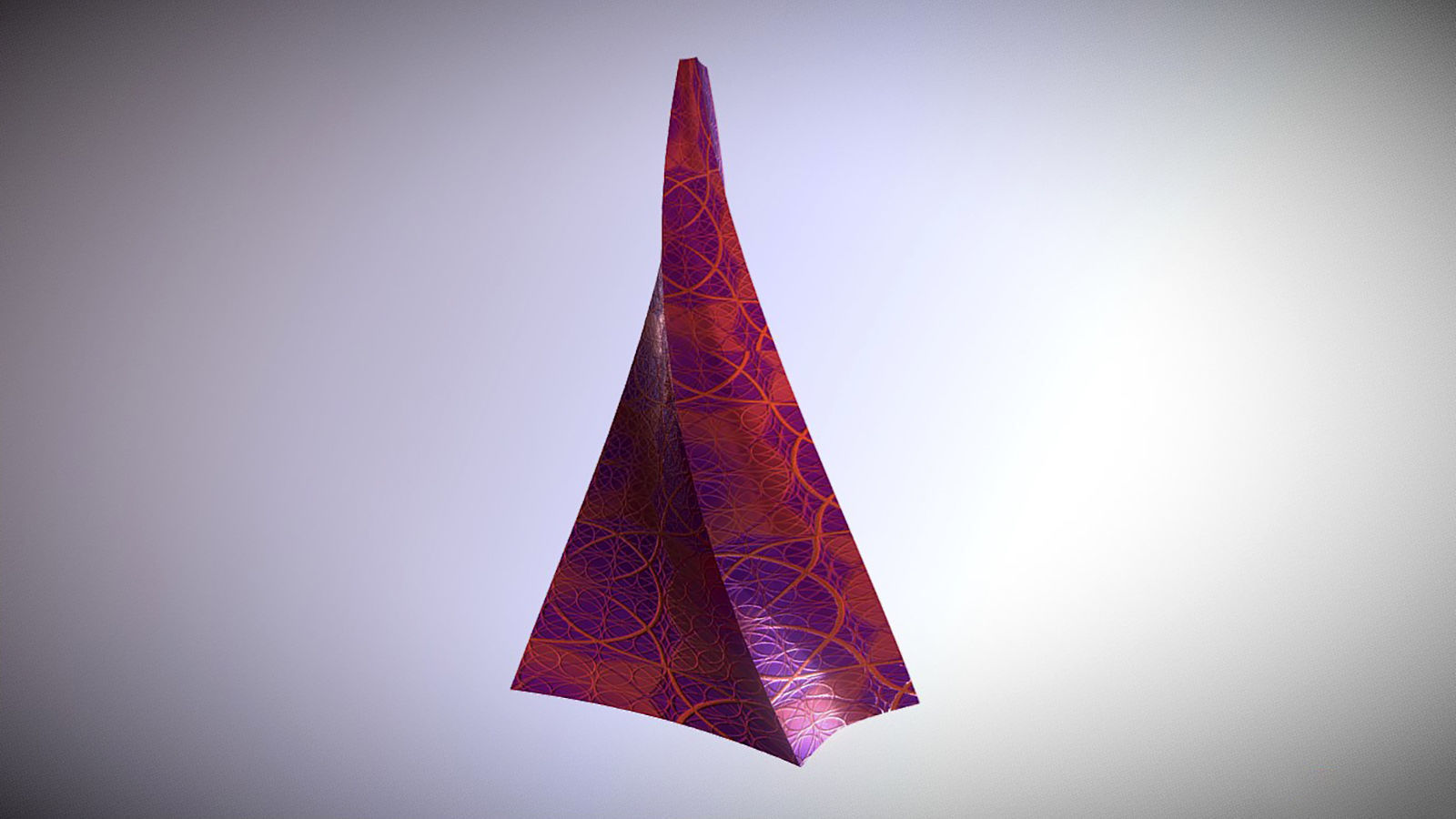 Truncated twisted pyramid 3D model_5