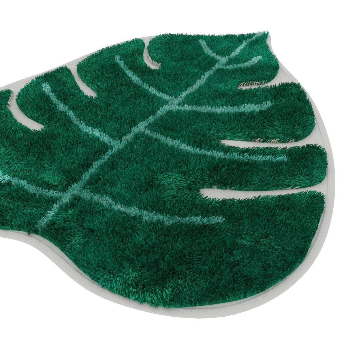 Leaf-shaped mat Sass  and Belle 3D model_2