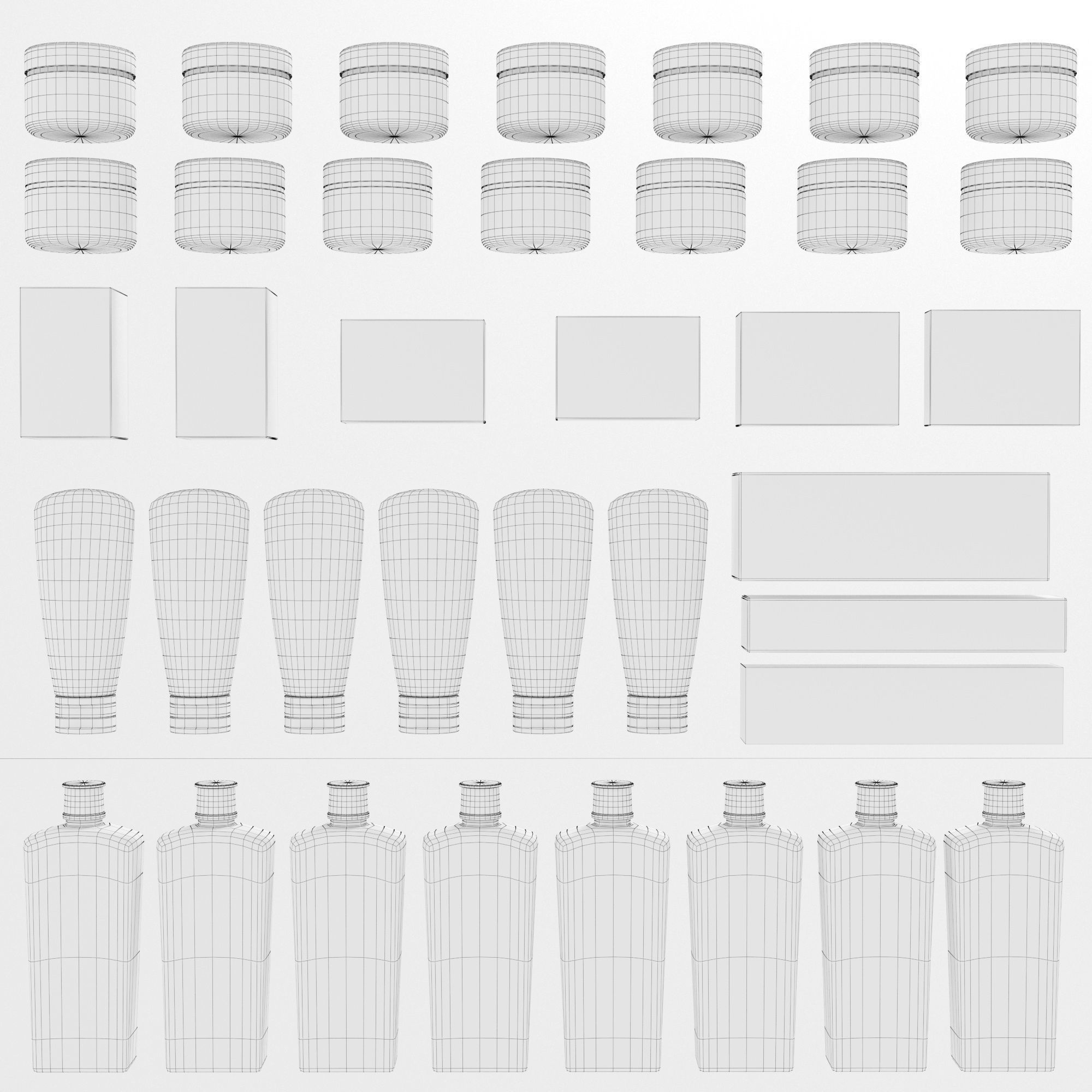 CosmeticSet2 types of cosmetics and toiletries 3D model_2