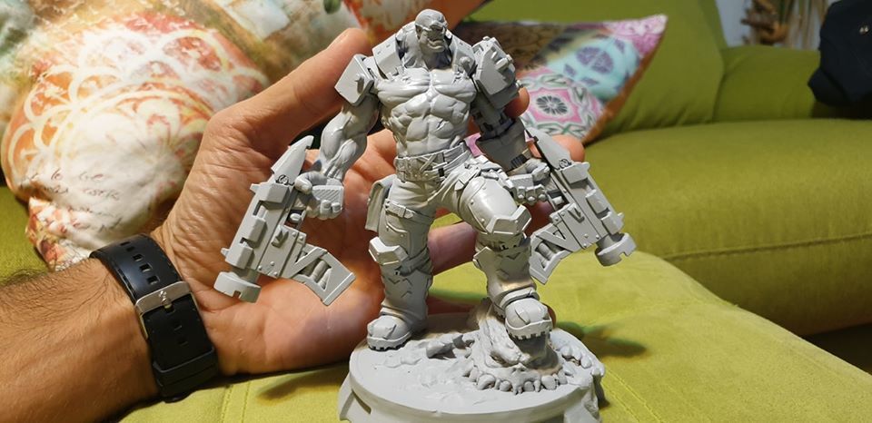 Orc Cyborg printable 3D print model_3