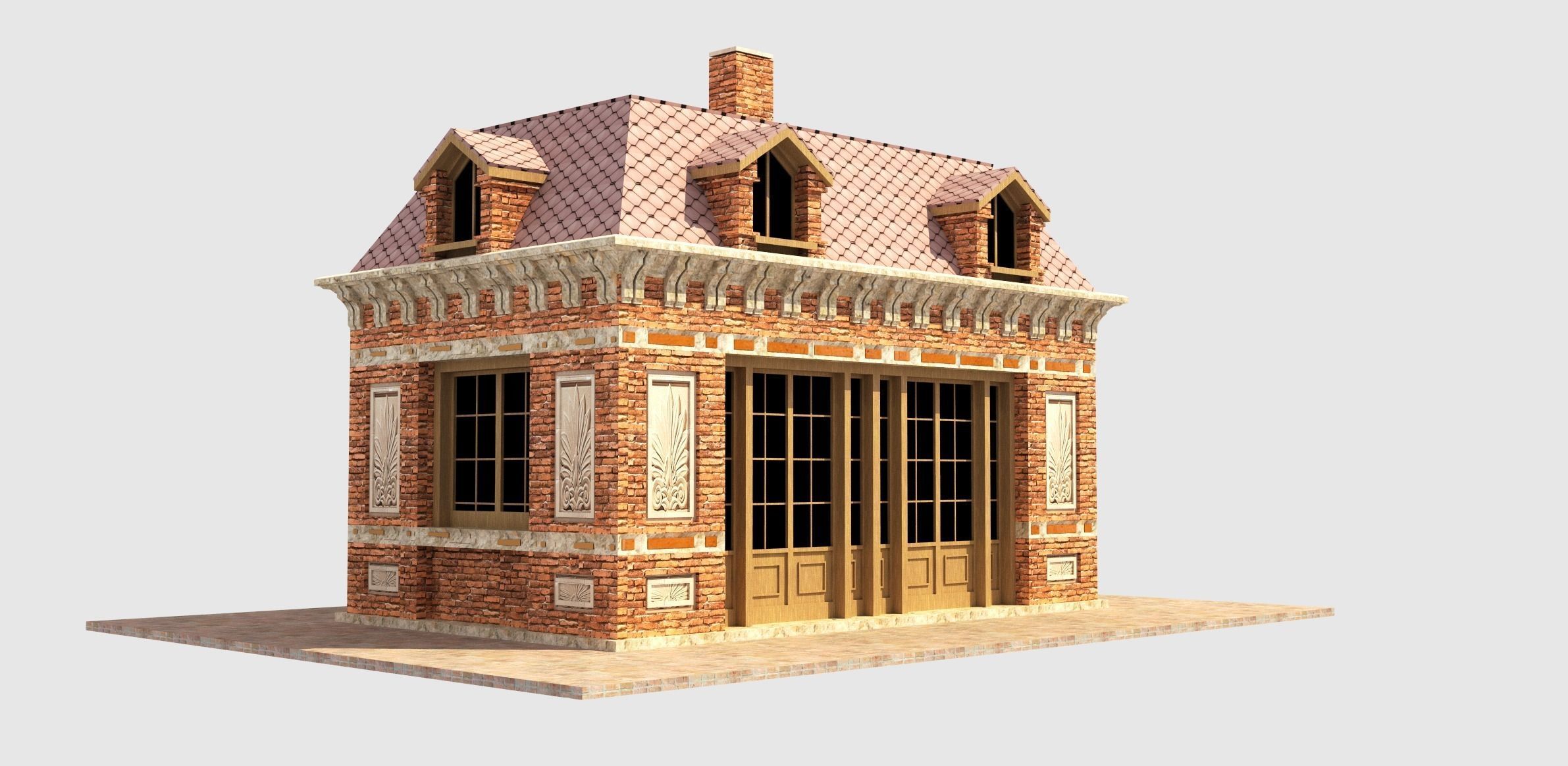 building the garden 3D model_0