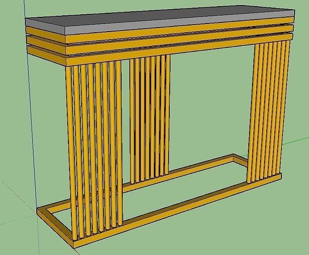 Dresser model design Table 3D model