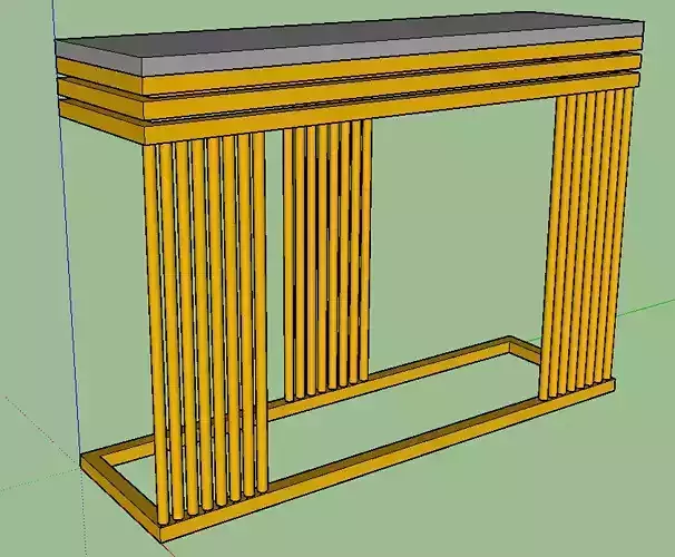 Dresser model design Table 3D model