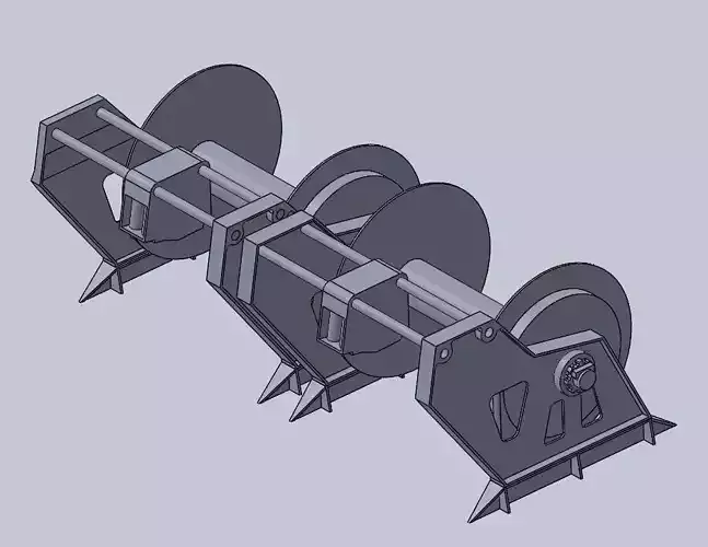 Fishing trawler winch  3D print model