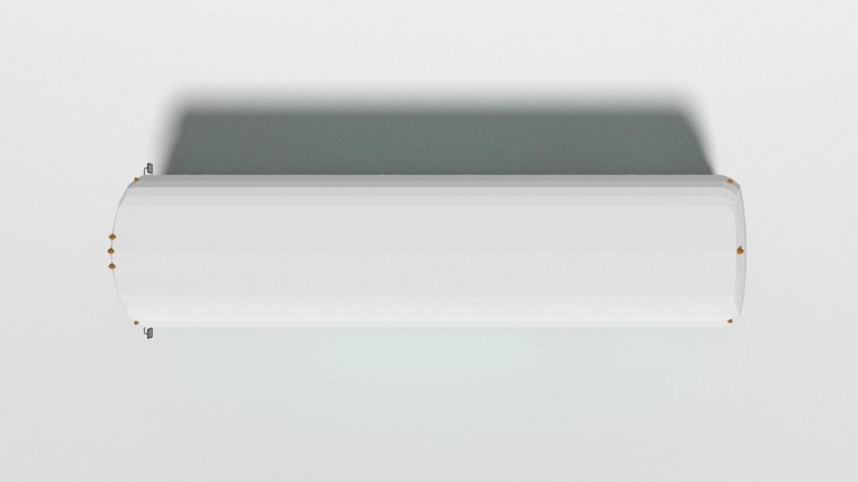 Low Poly Cartoon Retro Bus Low-poly 3D model_8