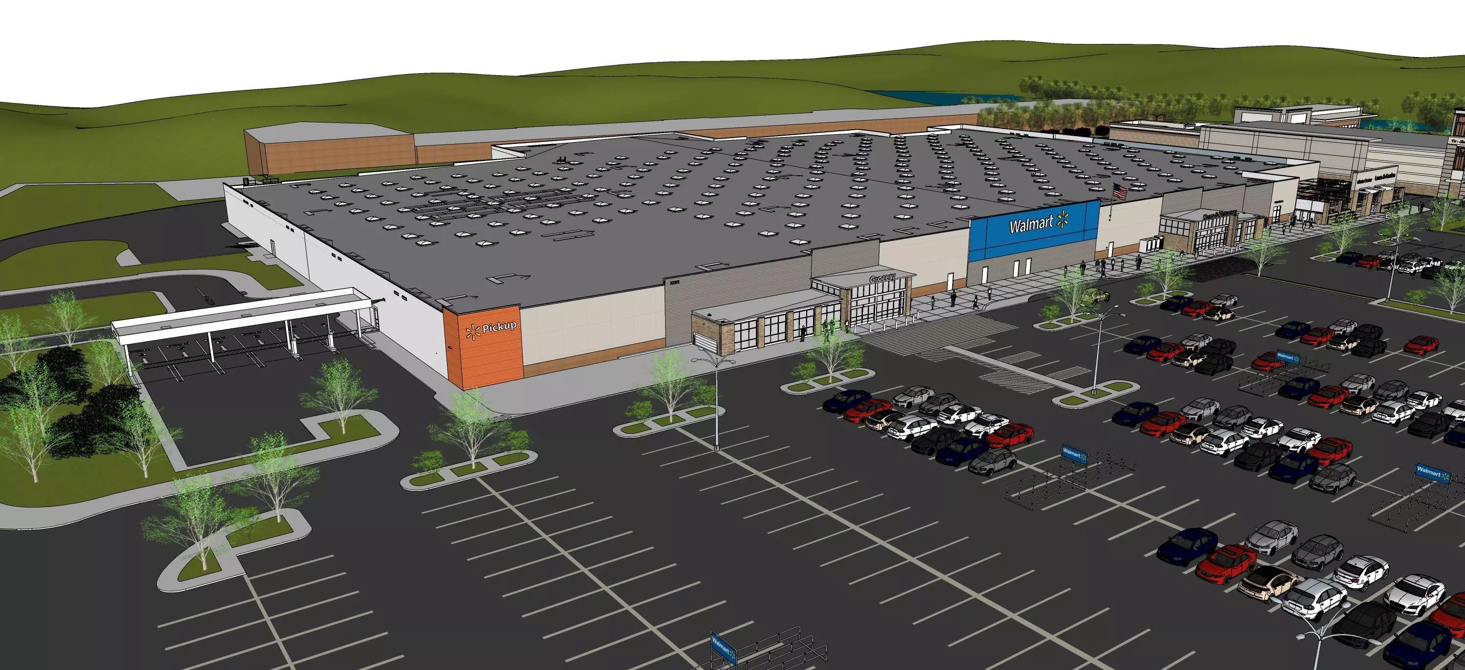 Super-Walmart - entire model 3D model_0