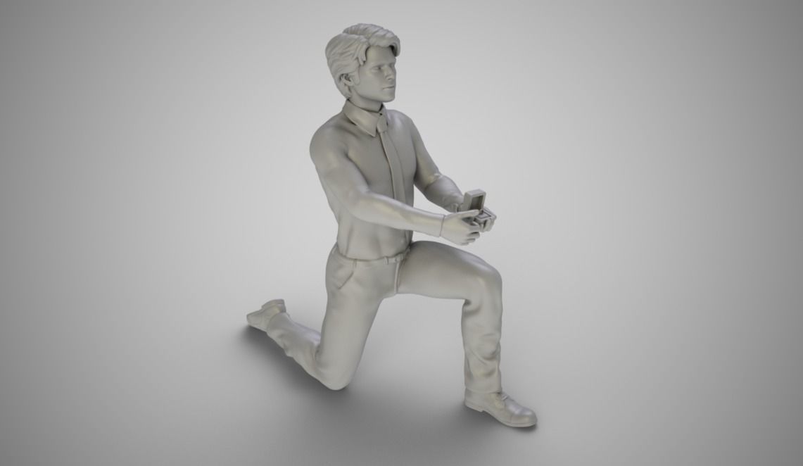 Marriage Proposal 3D print model_1