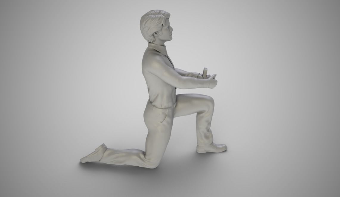 Marriage Proposal 3D print model_3