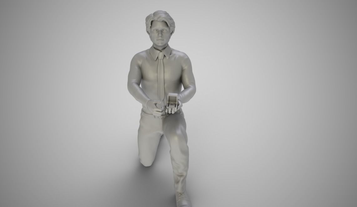Marriage Proposal 3D print model_2