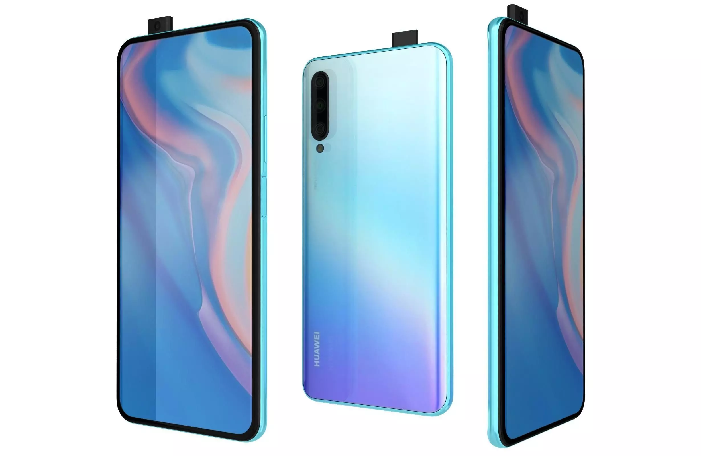 Huawei P Smart Pro 2019 Breathing Crystal 3D model_0