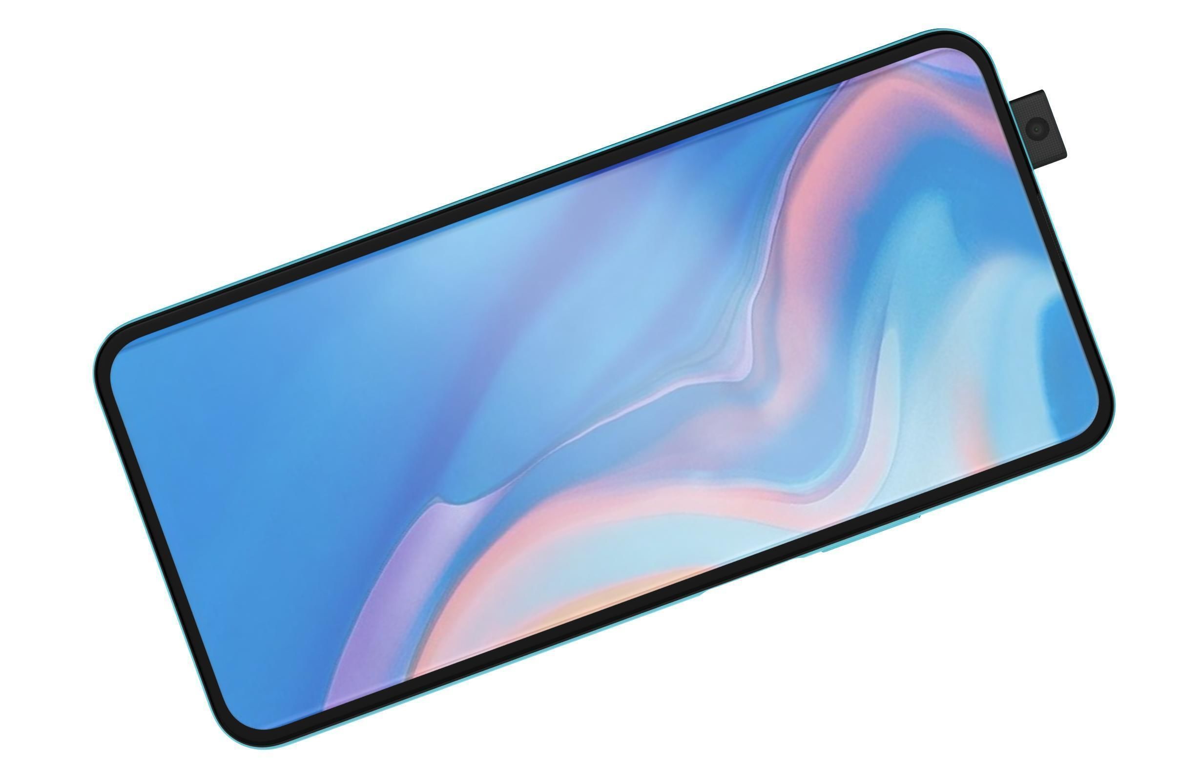 Huawei P Smart Pro 2019 Breathing Crystal 3D model_8