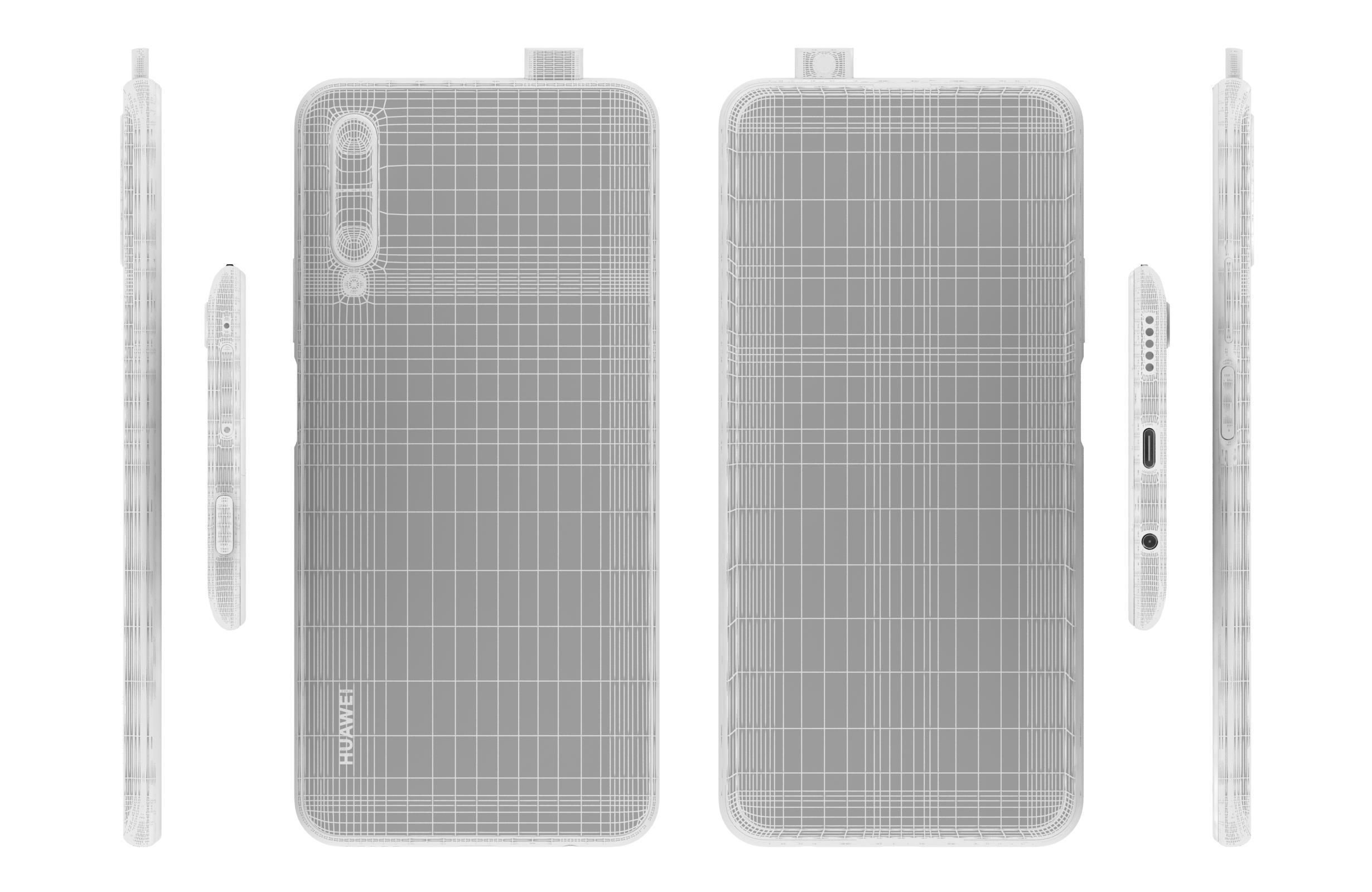 Huawei P Smart Pro 2019 Breathing Crystal 3D model_15