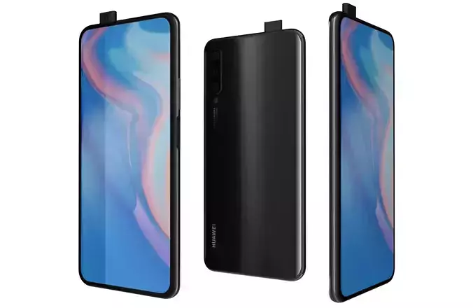 Huawei P Smart Pro 2019 Midnight Black 3D model