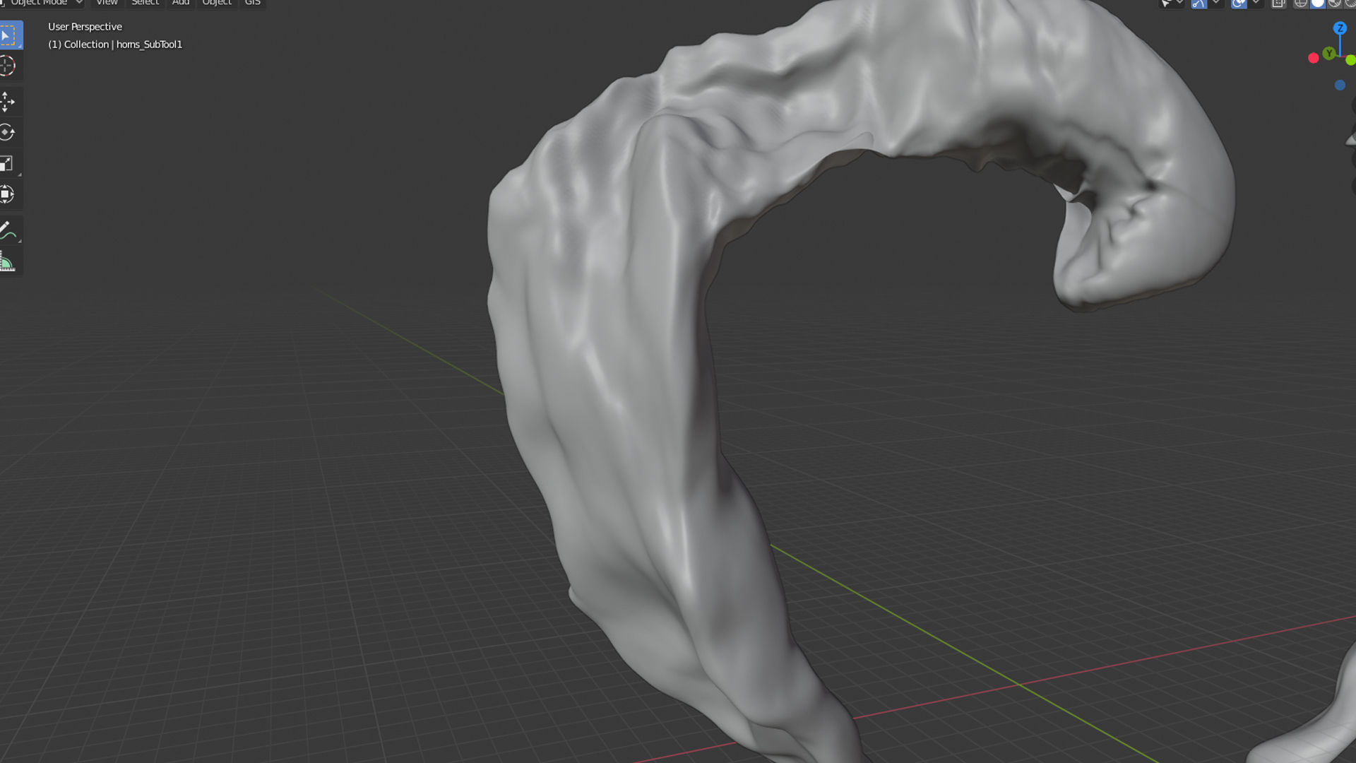 Devil Skull With Horns 3D model_18