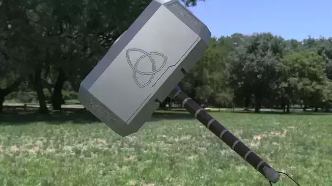 Mjolnir Low-poly 3D model
