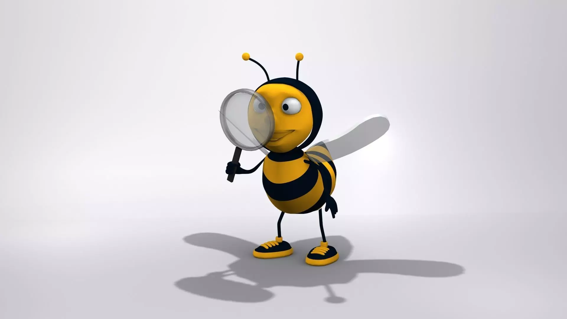 Bee Character 3D model_0