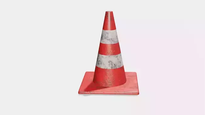 Traffic cone 3D