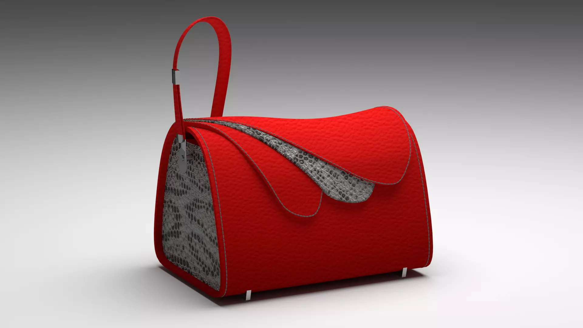 Petals Bag for Women flowers inspiration 3D model