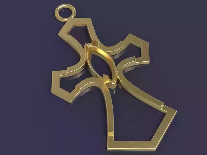 Cross Pendant 3d printable model