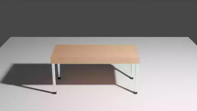 Table Low-poly 3D model