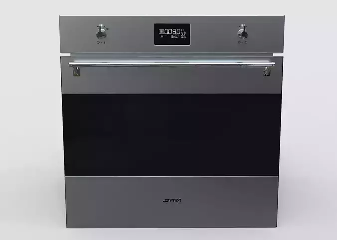 Smeg SFPA6309X Low-poly 3D model