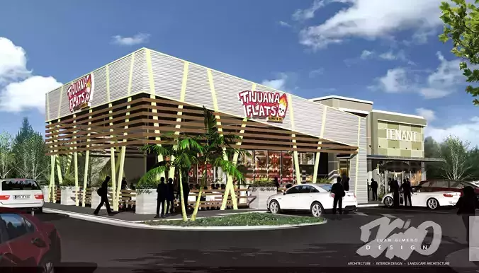 Generic Fast-Food double box out parcel