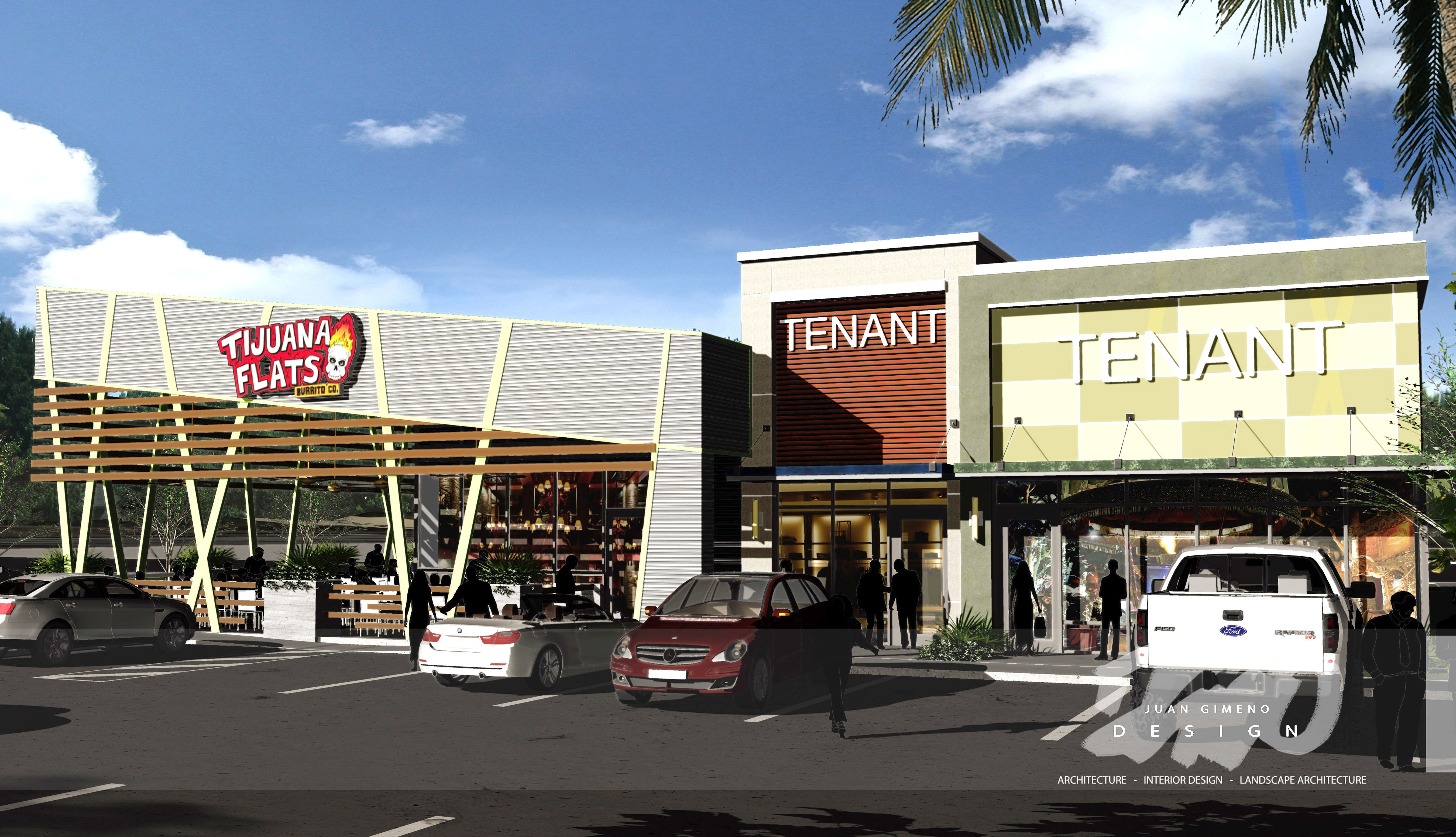 Generic Fast-Food double box out parcel 3D model_1