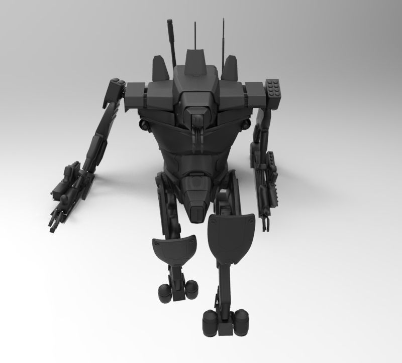 District 9 Mech 3D print model_3