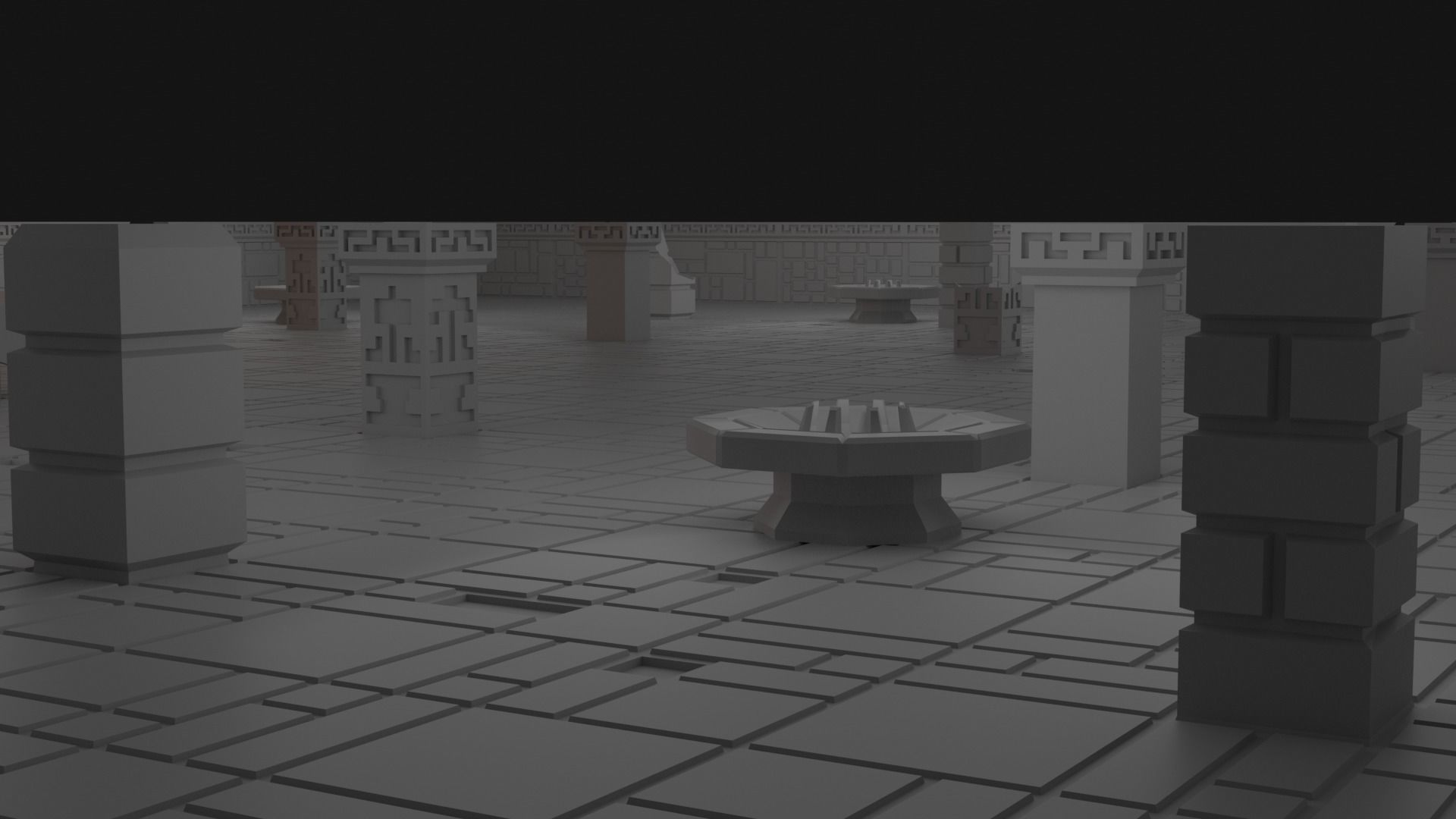 Dwarven Fort Tile Collection 3D print model_14