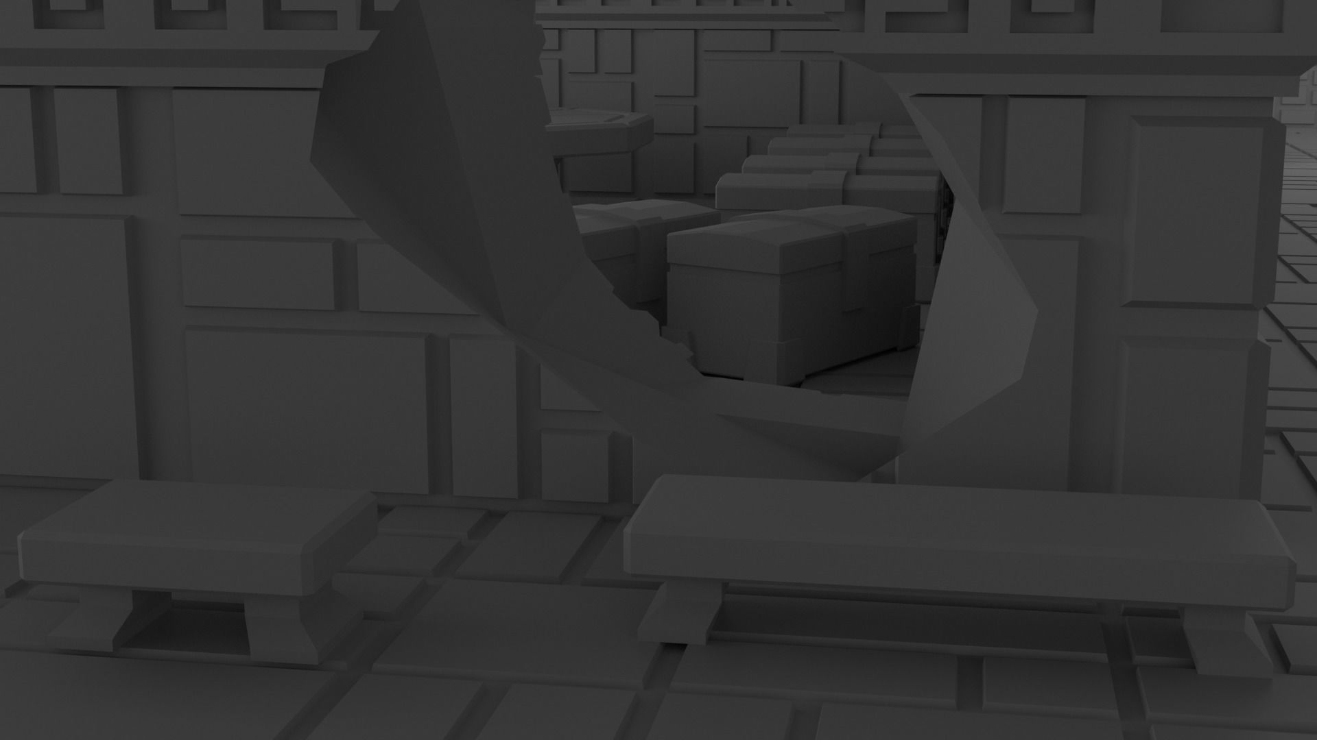 Dwarven Fort Tile Collection 3D print model_12